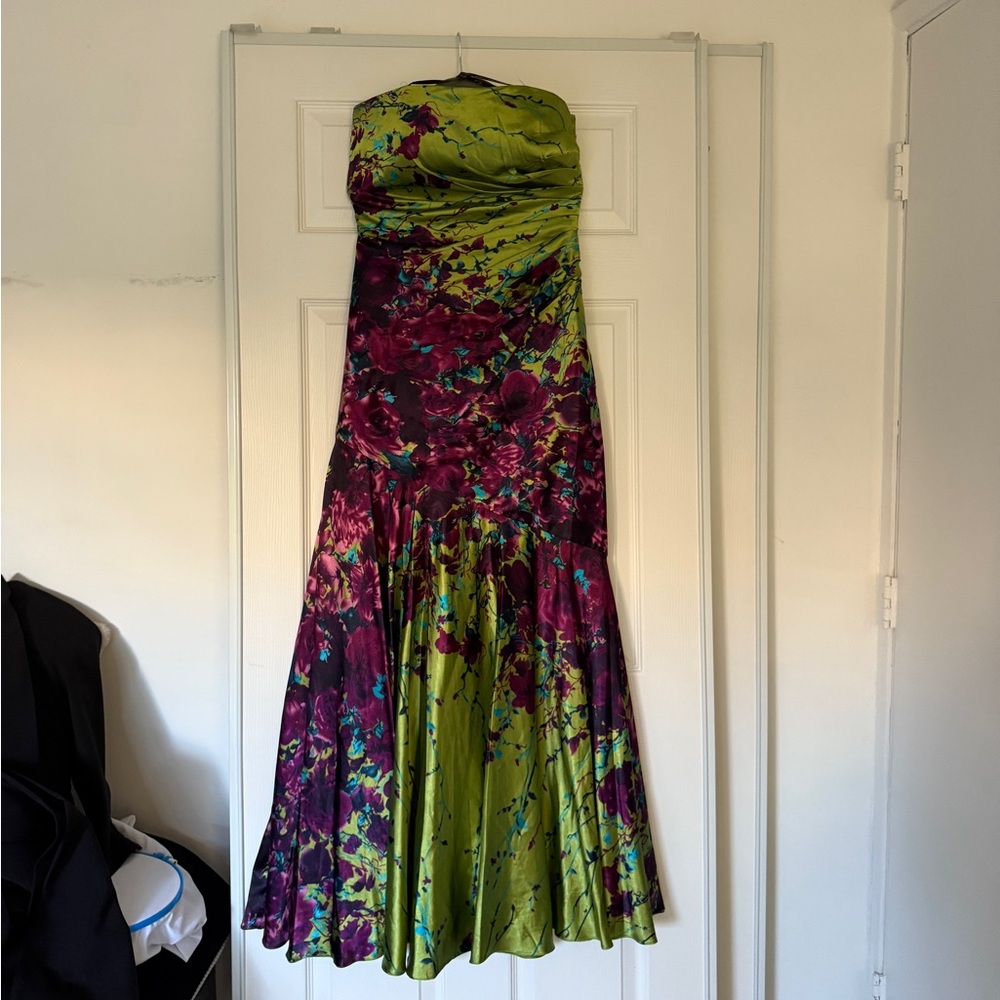 Strapless gown
